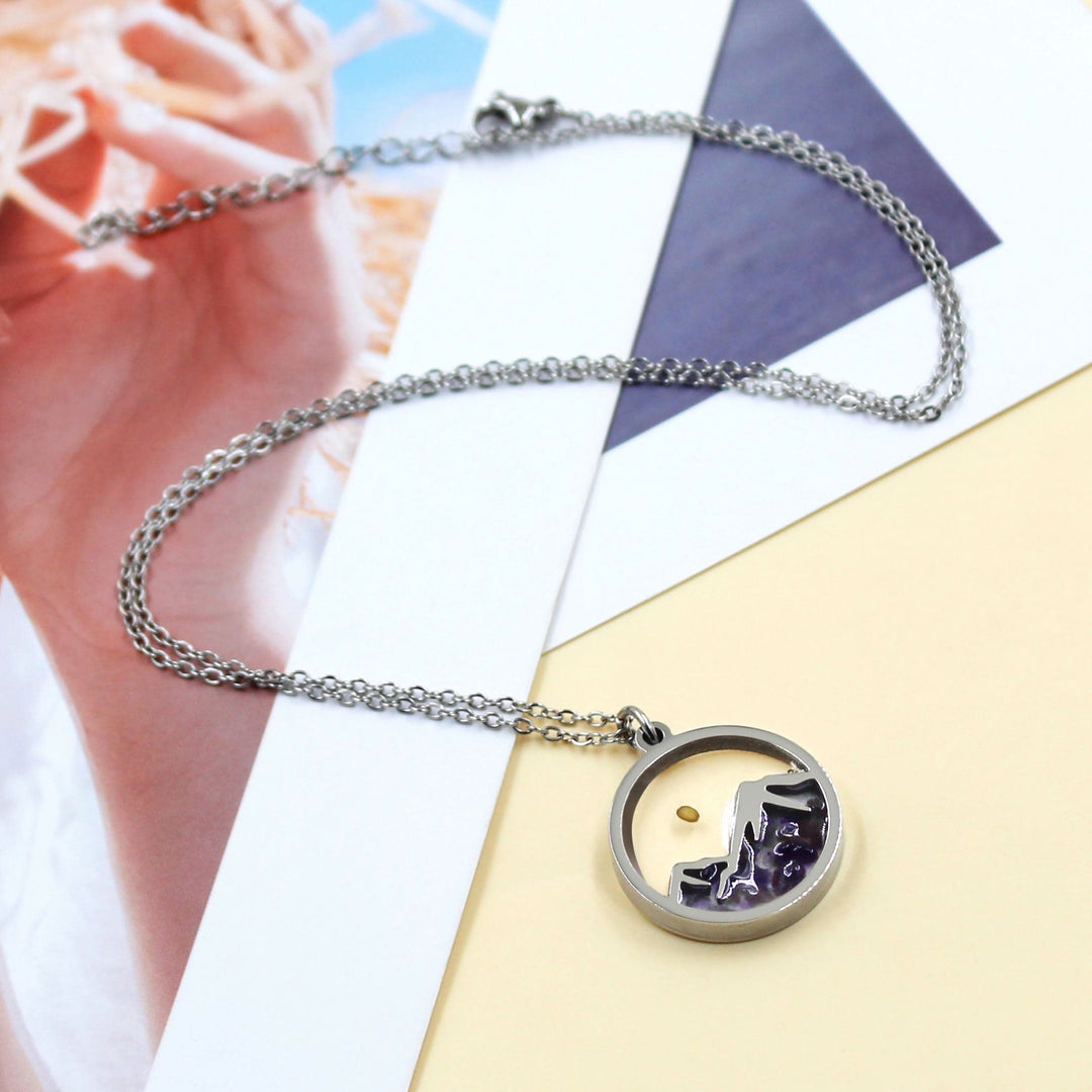 Multi-Gemstone Mustard Seed Mountain Necklace: A Symbol of Faith That Moves Mountains