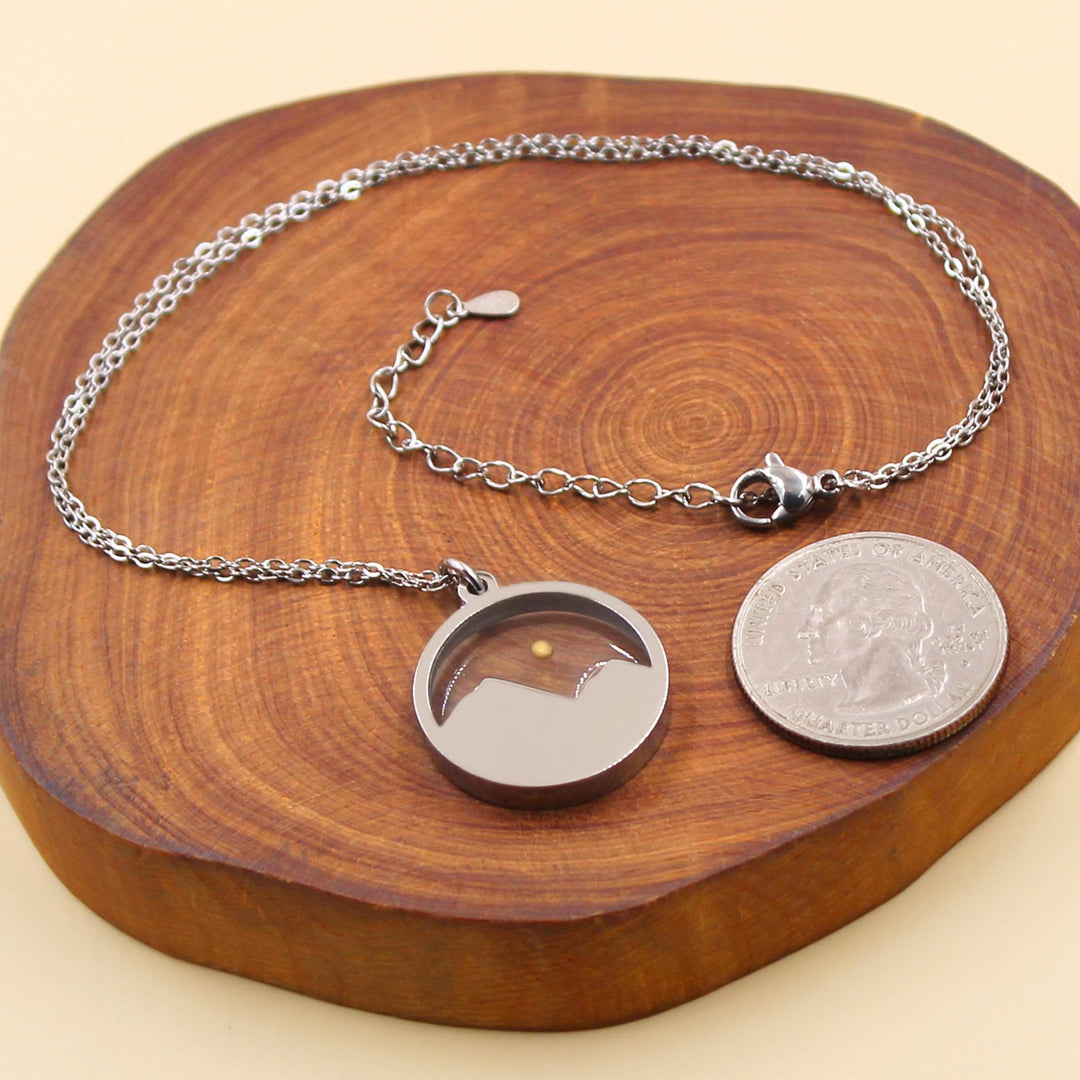 Multi-Gemstone Mustard Seed Mountain Necklace: A Symbol of Faith That Moves Mountains