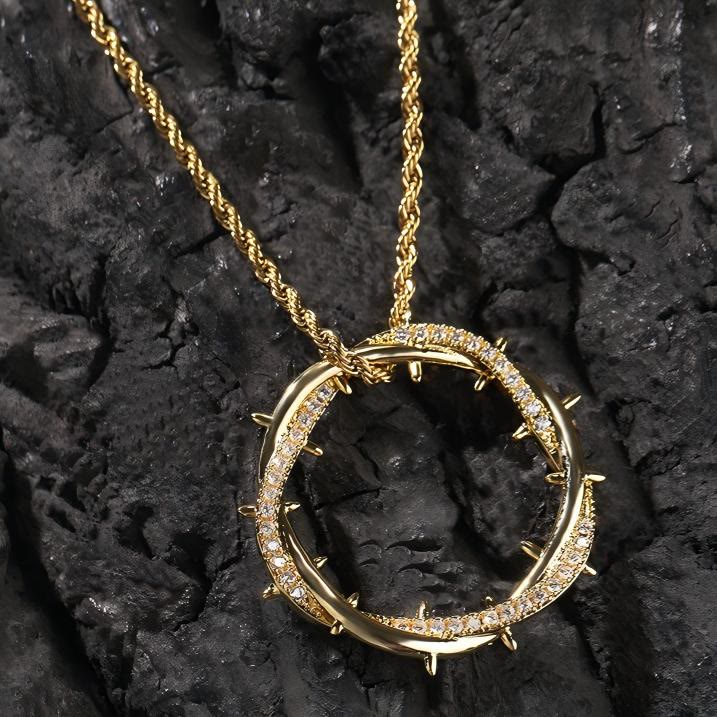 Crown of Thorns Zircon Necklace: A Symbol of Christ’s Redemptive Sacrifice