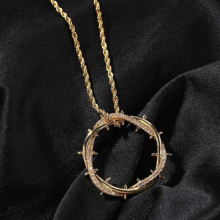 Crown of Thorns Zircon Necklace: A Symbol of Christ’s Redemptive Sacrifice