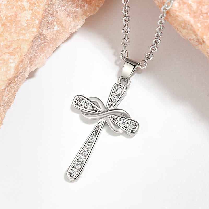 Infinity Cross Zircon Necklace: A Symbol of Christ’s Everlasting Love