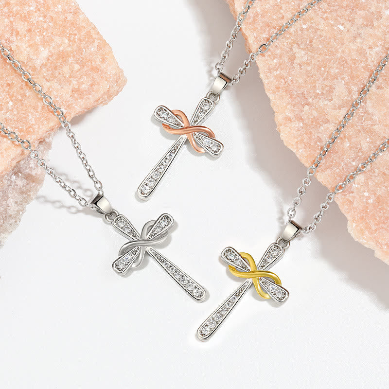 Infinity Cross Zircon Necklace: A Symbol of Christ’s Everlasting Love