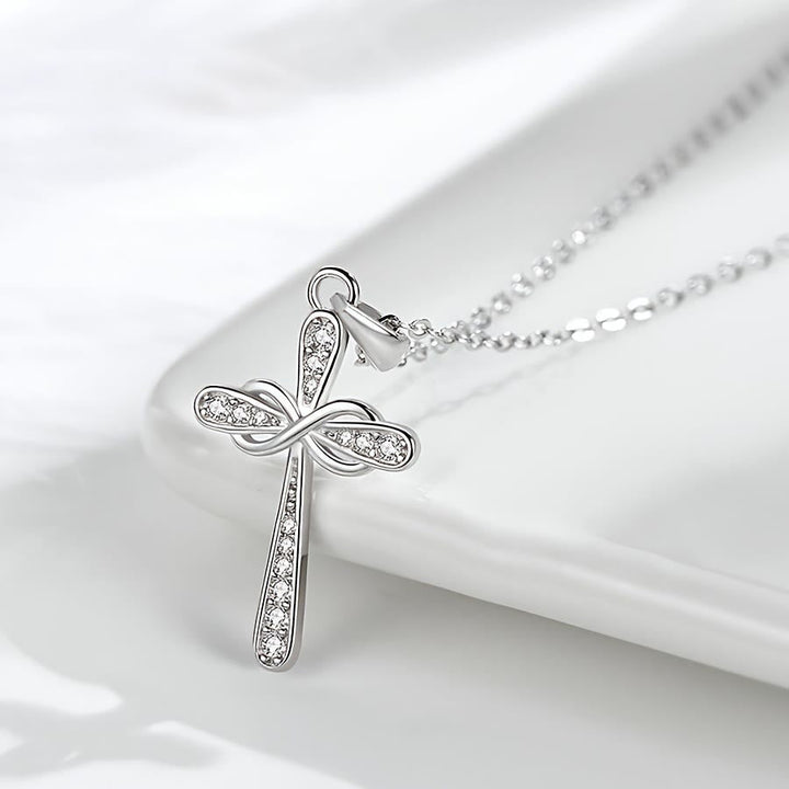 Infinity Cross Zircon Necklace: A Symbol of Christ’s Everlasting Love