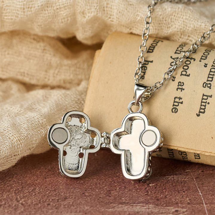 Locket Cross Necklace with Intricate Filigree: A Symbol of Sacred Secrecy & Devotion