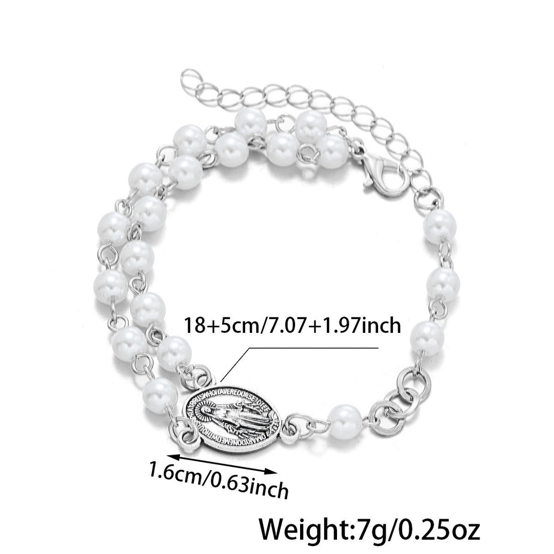 Our Lady Miraculous Medal St. Benedict Bracelet