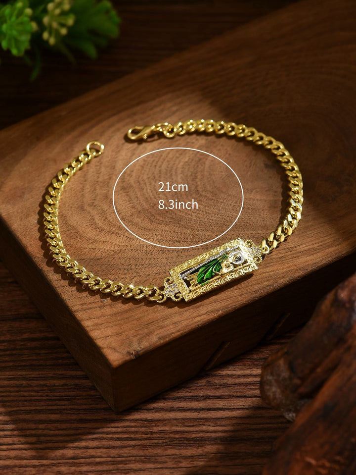 St. Jude Copper-Plated Bracelet Collection: Emblem of Divine Hope & Miraculous Grace