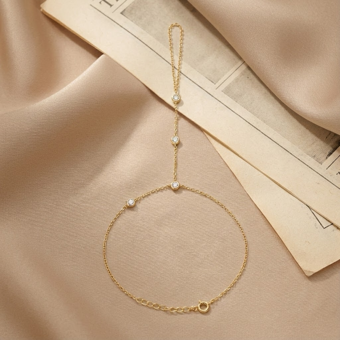 Serena Crystal Hand Chain