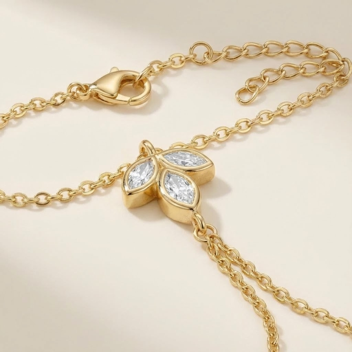 Flora Gold Hand Chain