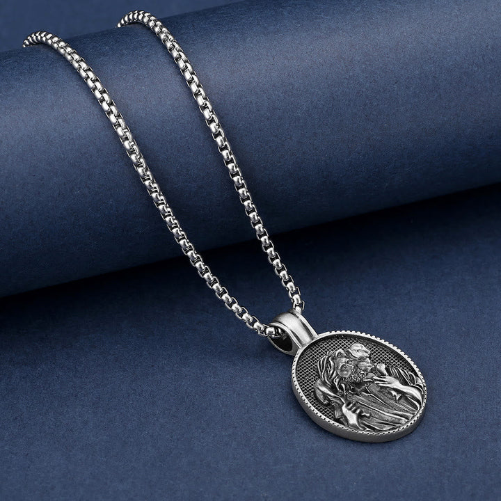 The Good Shepherd Jesus Pendant Necklace