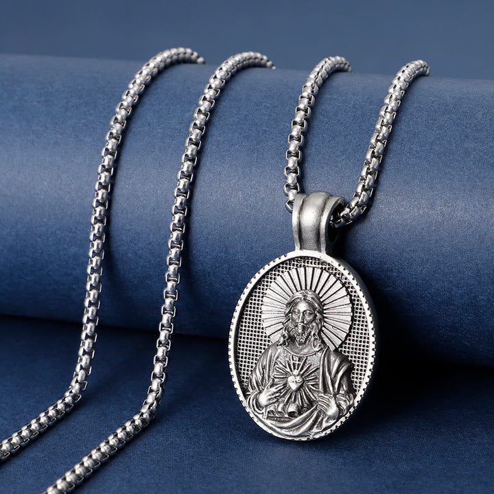 Jesus Sacred Heart Christ Necklace