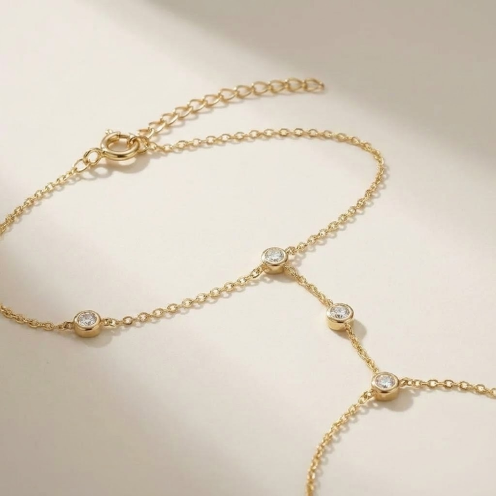 Serena Crystal Hand Chain