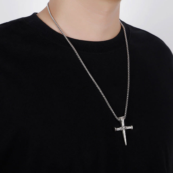Stigmata Cross Necklace