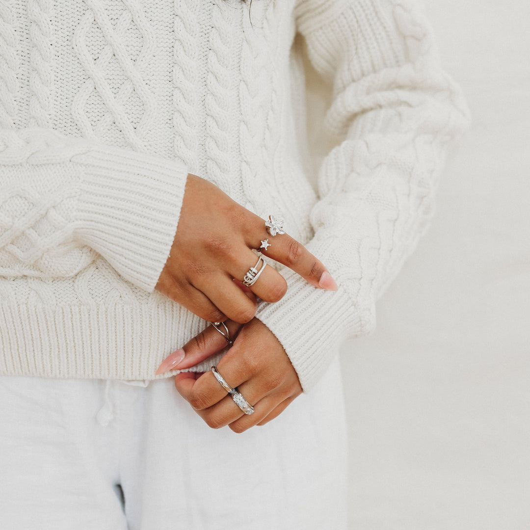 Flourish Spinner Anxiety Ring
