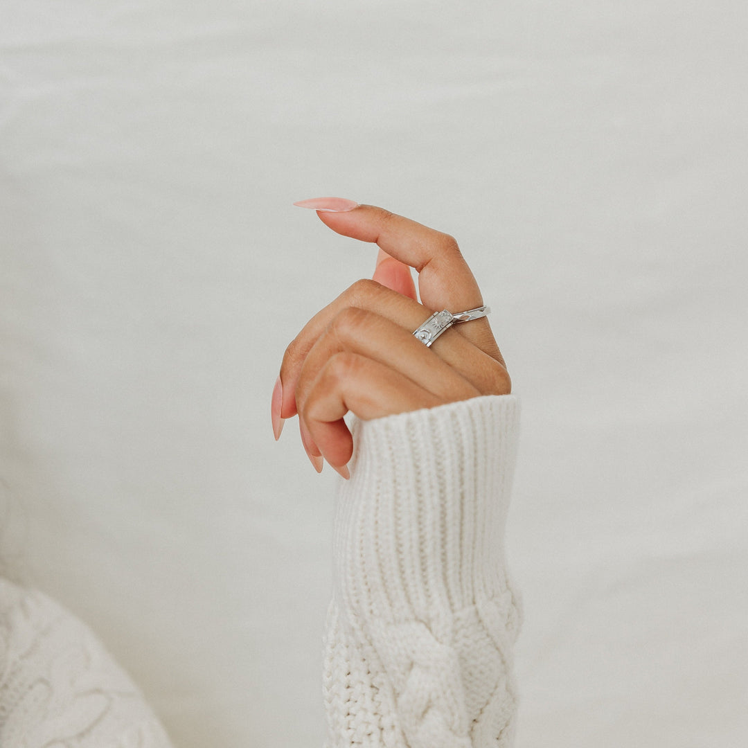 Day & Night Rotator Anxiety Ring