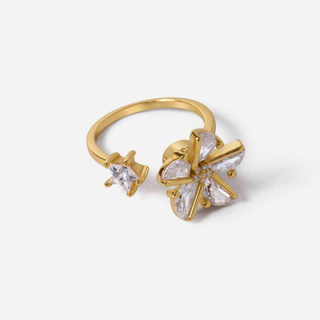 Flourish Spinner Anxiety Ring