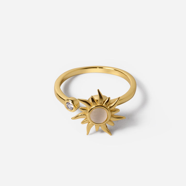 Golden Hour Spinner Anxiety Ring