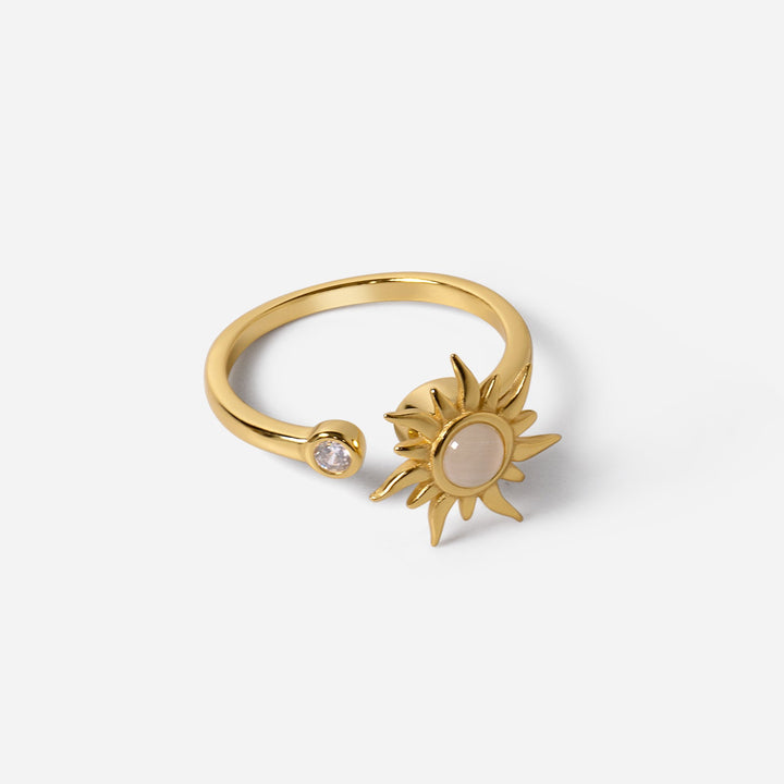 Golden Hour Spinner Anxiety Ring
