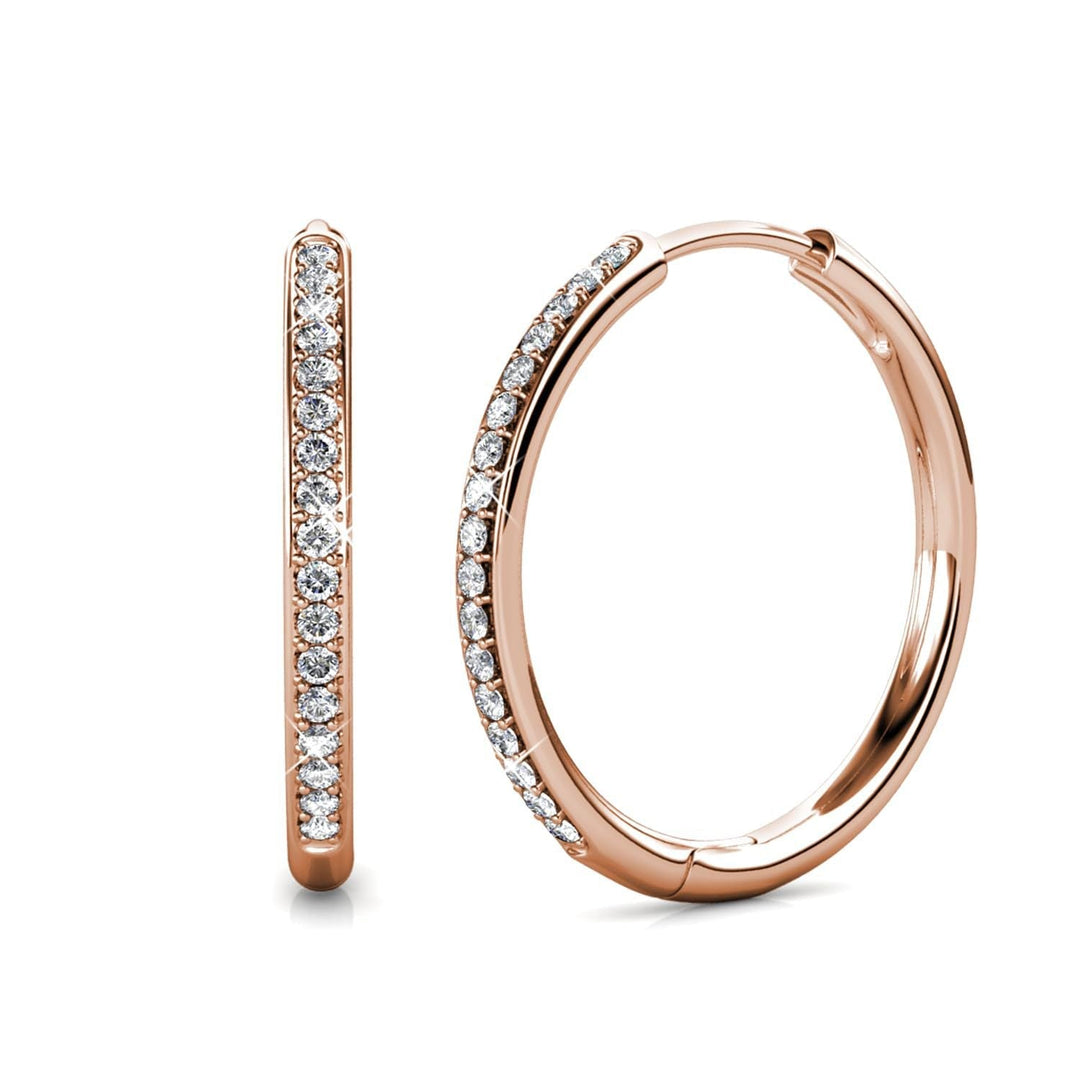 Sorel Pave Earrings | White Gold