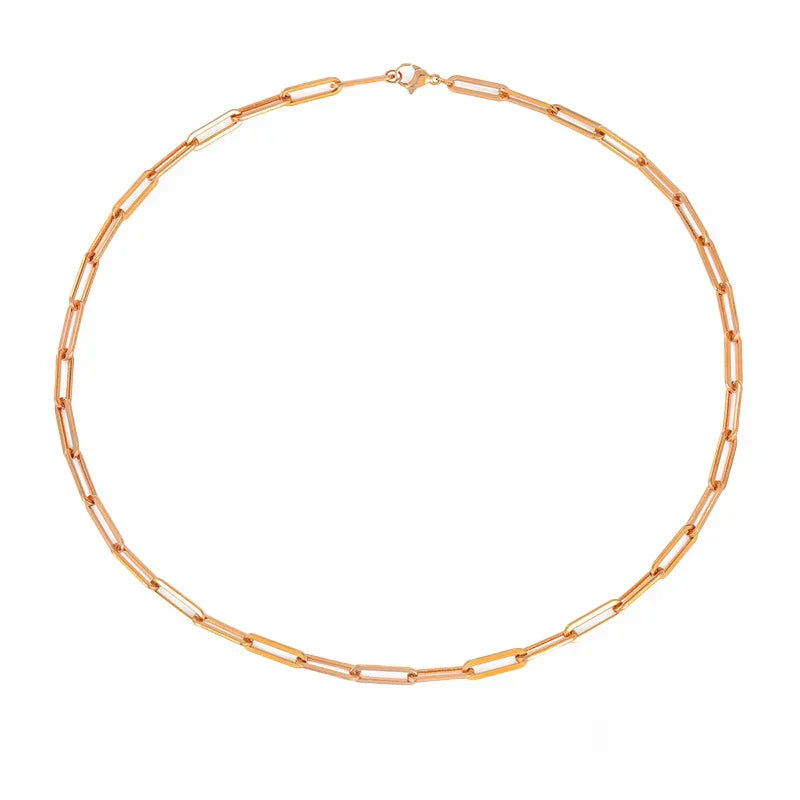 Archen Elegant Chain Necklace | White Gold
