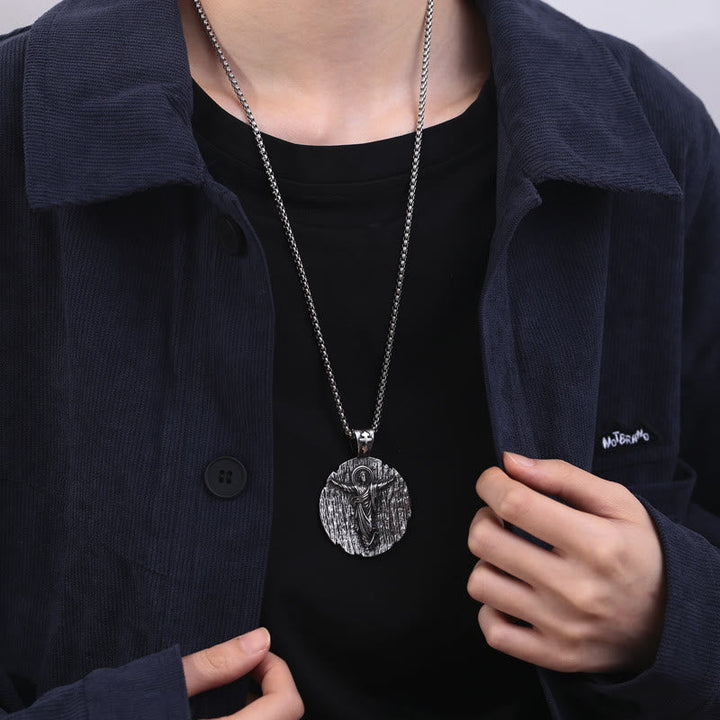 Holy Jesus Quality Titanium Necklace