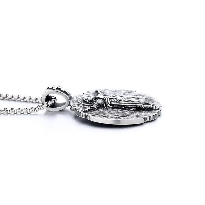 Holy Jesus Quality Titanium Necklace
