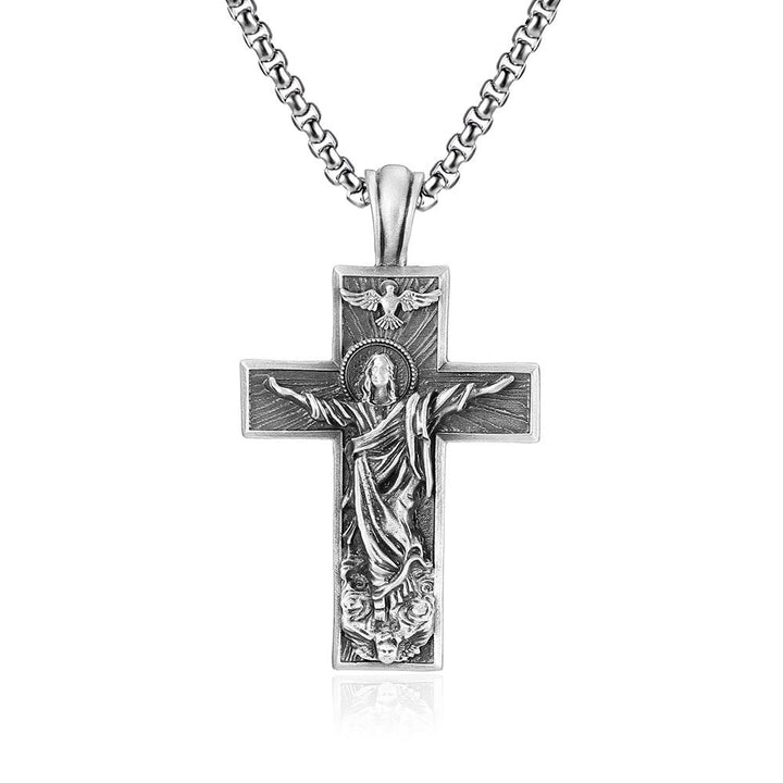 Jesus Ascension Cross Necklace