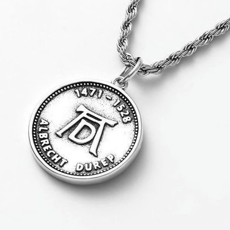 Cubic Praying Hands Charm Necklace